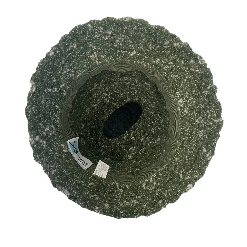 Betmar New York Wool Blend Knit Hat Green OS